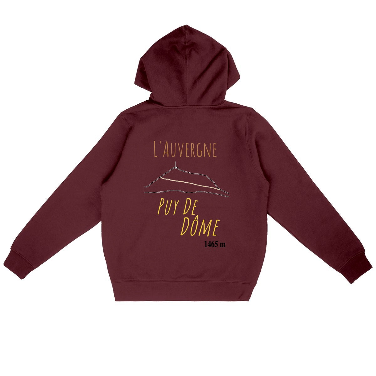 Sweat Sommet 1465 - dos_bordeaux