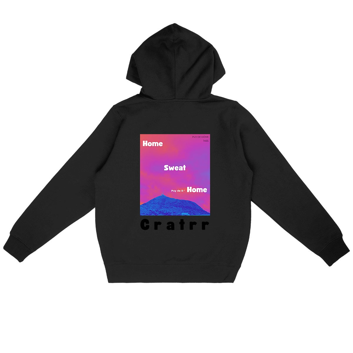 Sweat Cratrr Néon - dos_noir